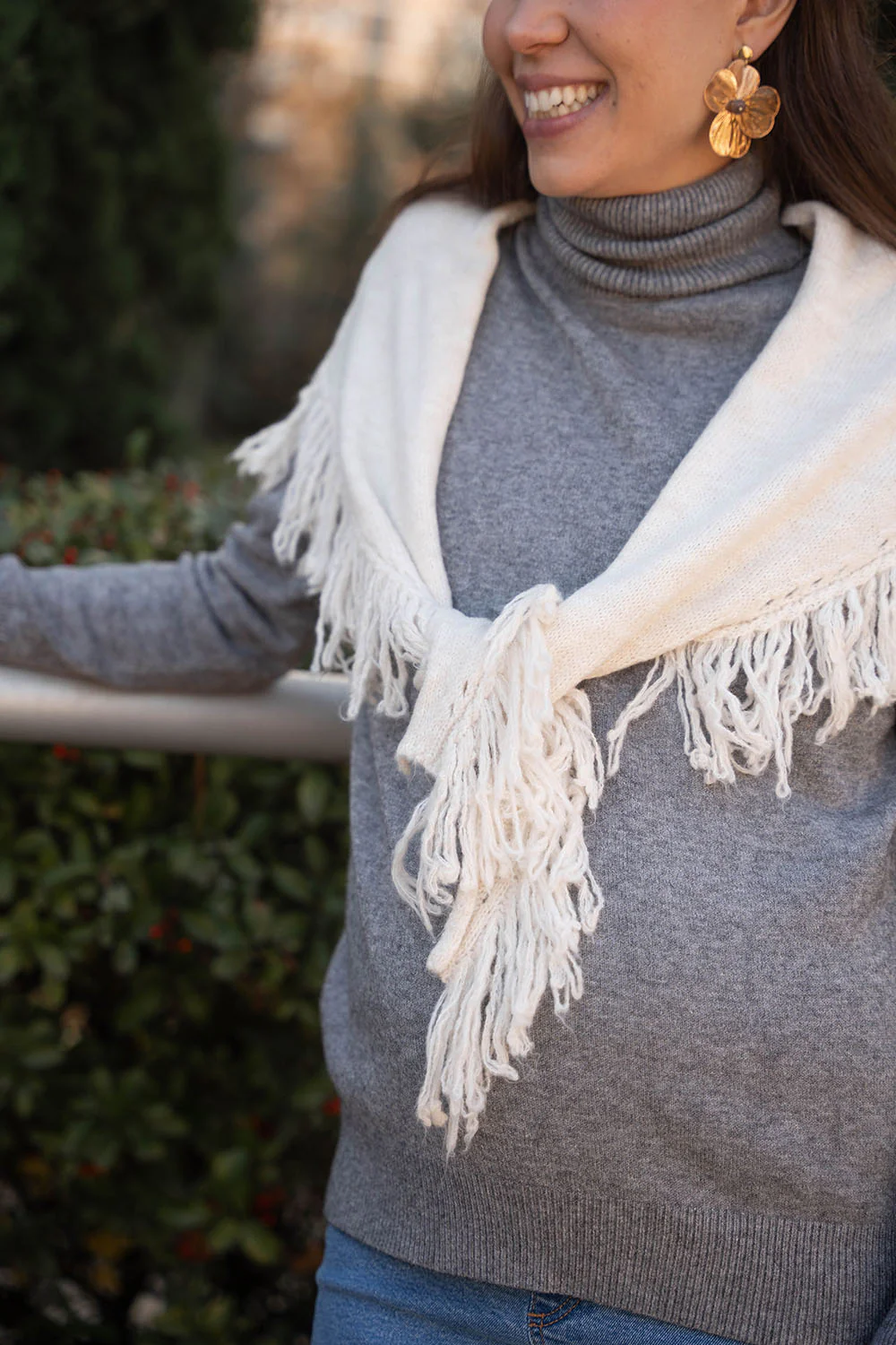 Mini Poncho | Blanca - Image 4