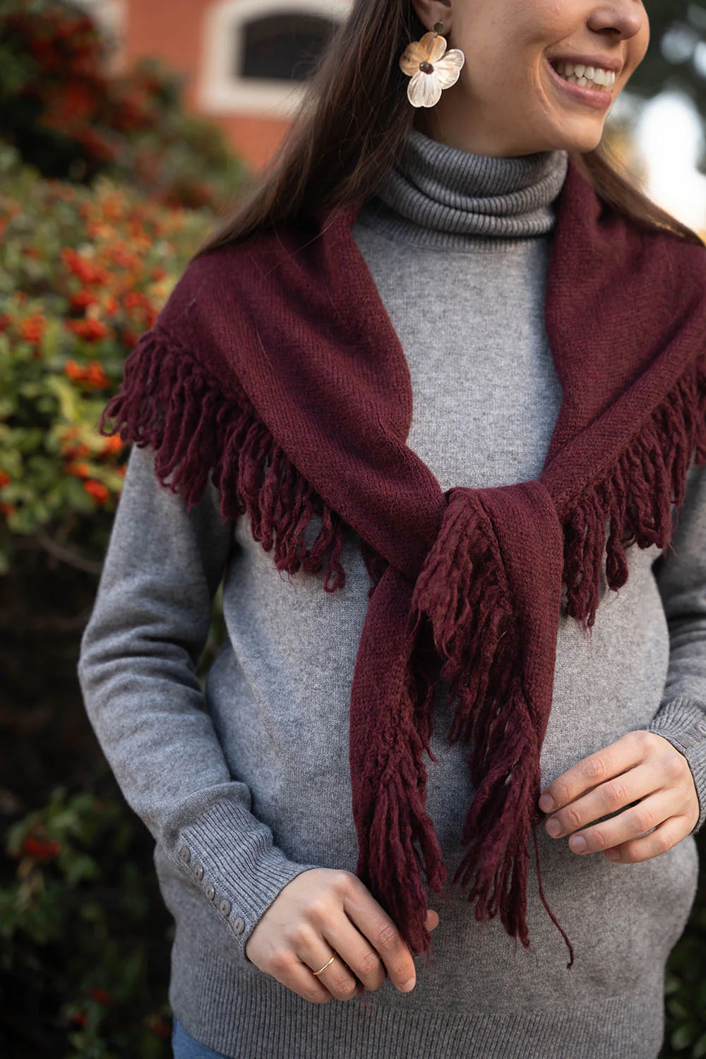Mini Poncho | Granate - Image 7