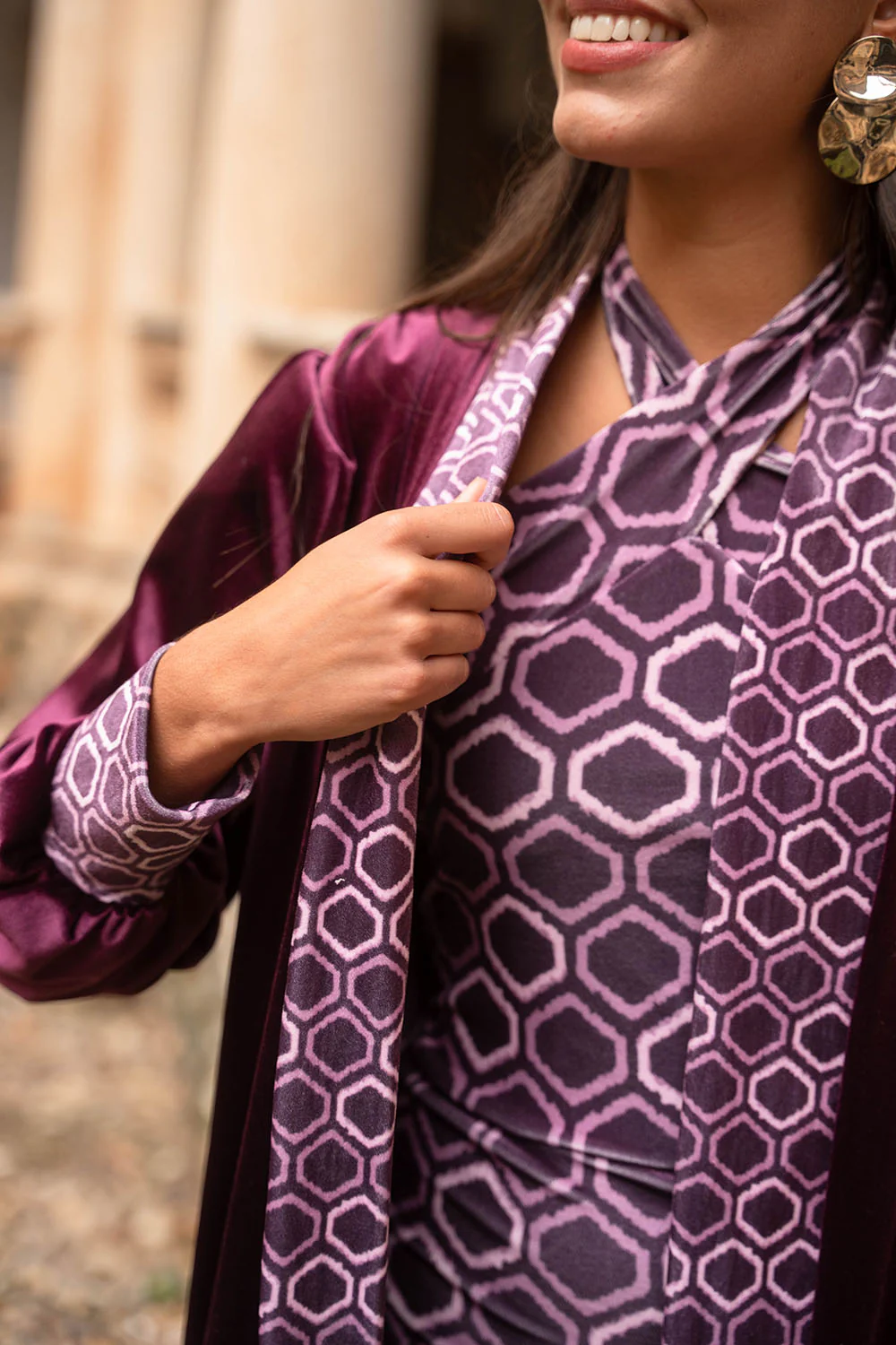 Vestido de terciopelo | Priora - Image 4